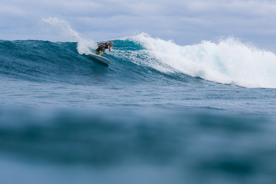 Maroon Carvico Hooded Surf Rashguard