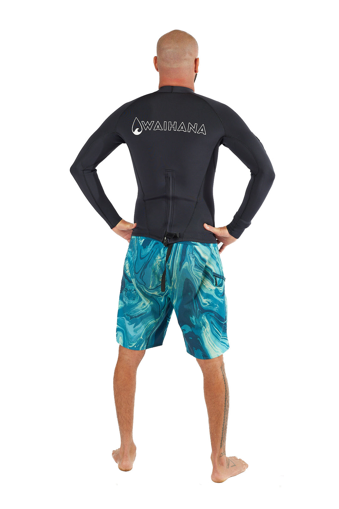 Men's Essentials Rear-zip Surf Top