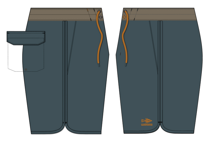 Offshore Blue Cruiser Shorts