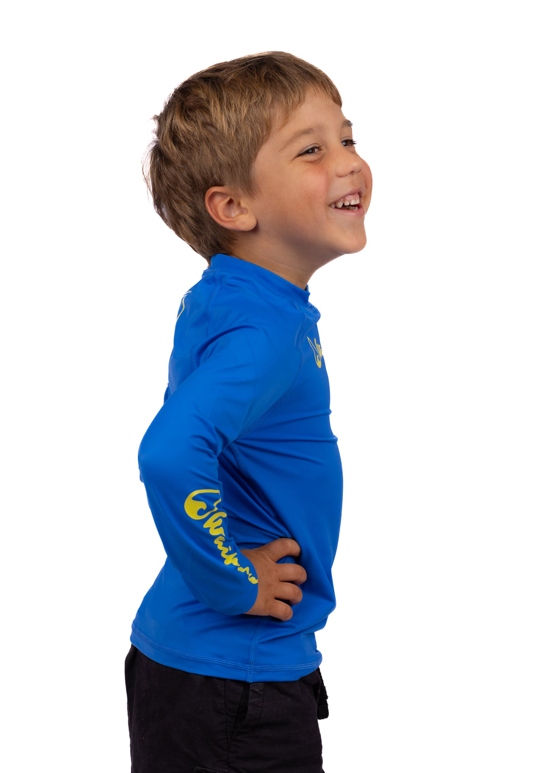 Children's Blue Long Sleeve Rashguard