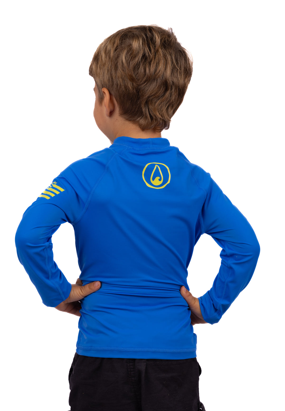 Children's Blue Long Sleeve Rashguard