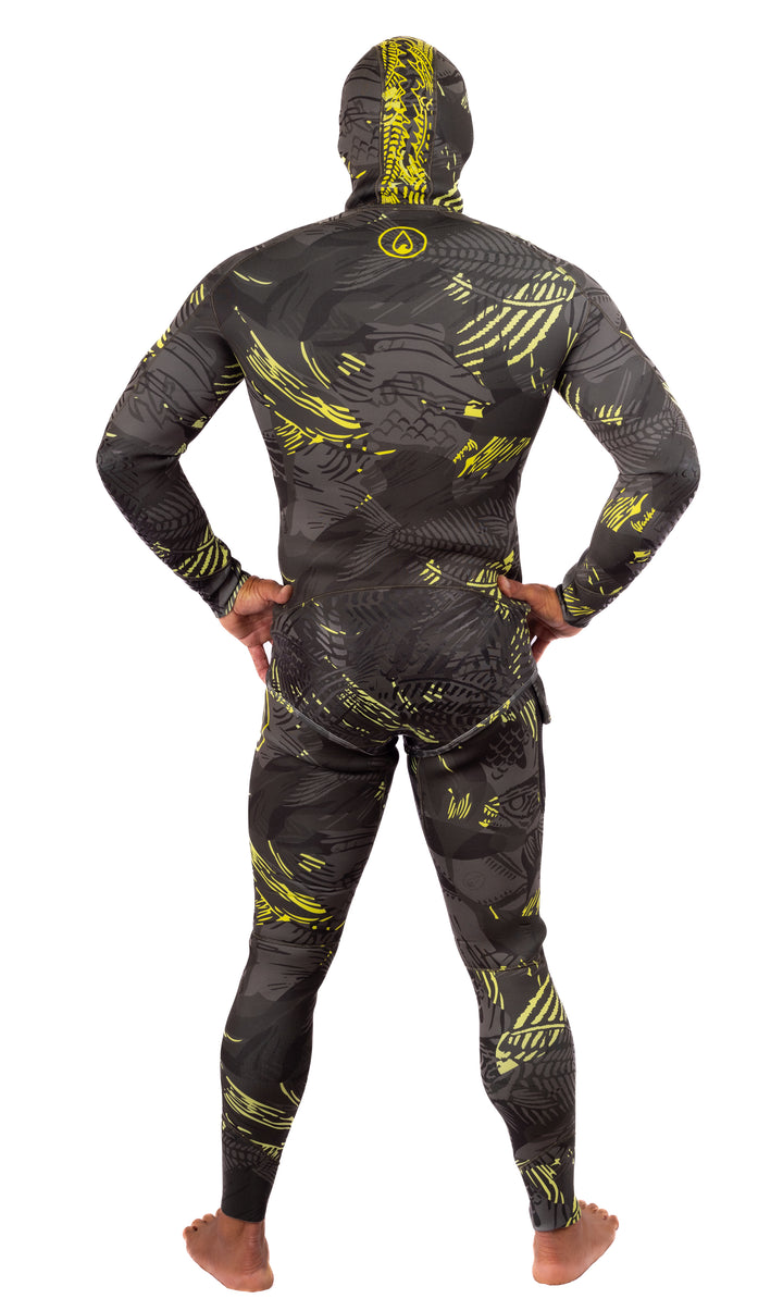 Men’s Lime Fishbone Spearfishing 1.5mm Wetsuit