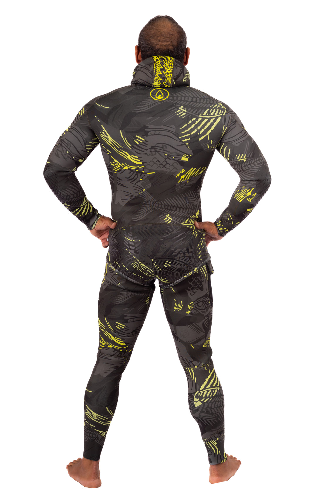 Men’s Lime Fishbone Spearfishing 1.5mm Wetsuit