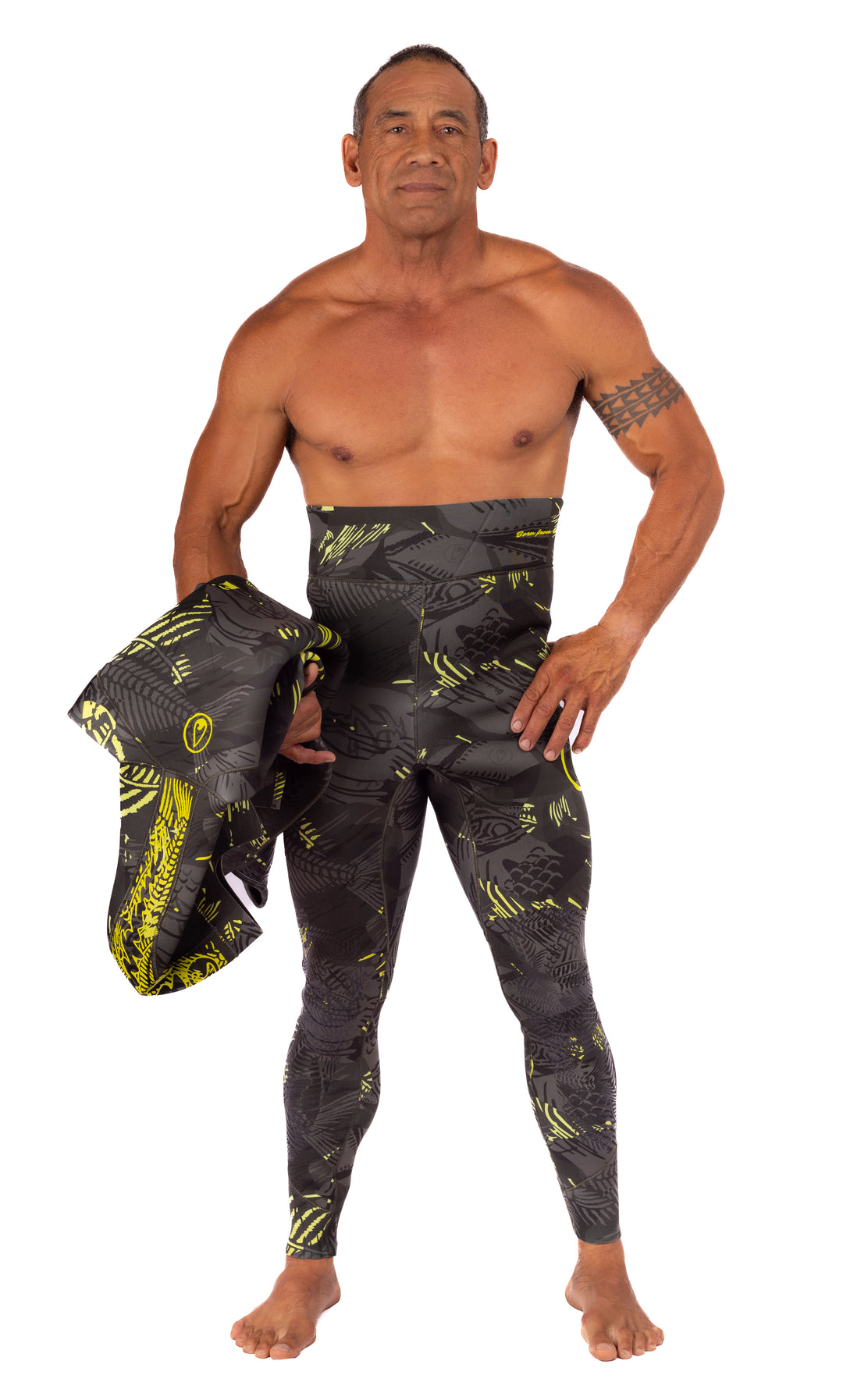Men’s Lime Fishbone Spearfishing 1.5mm Wetsuit