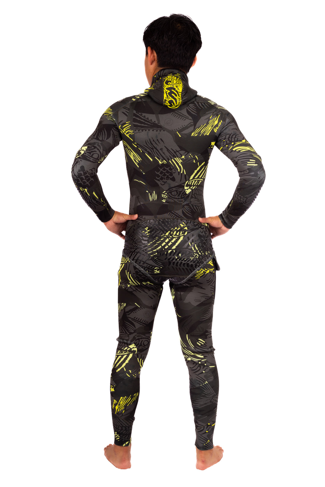 Men’s Lime Fishbone Spearfishing 1.5mm Wetsuit