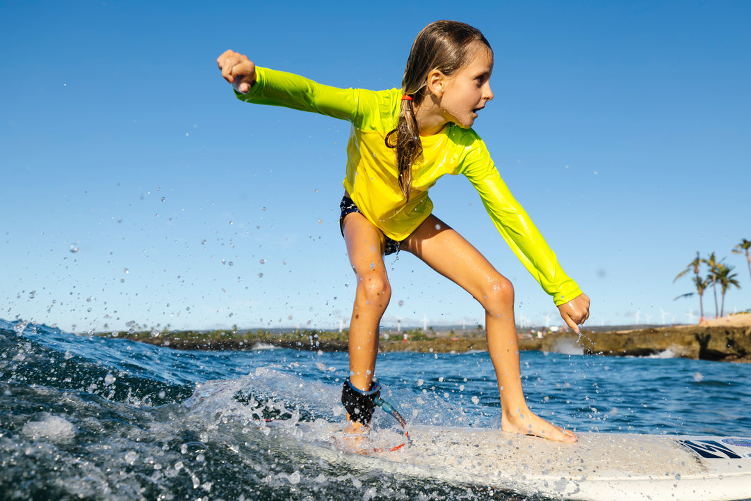Children's Yellow Long Sleeve Rashguard