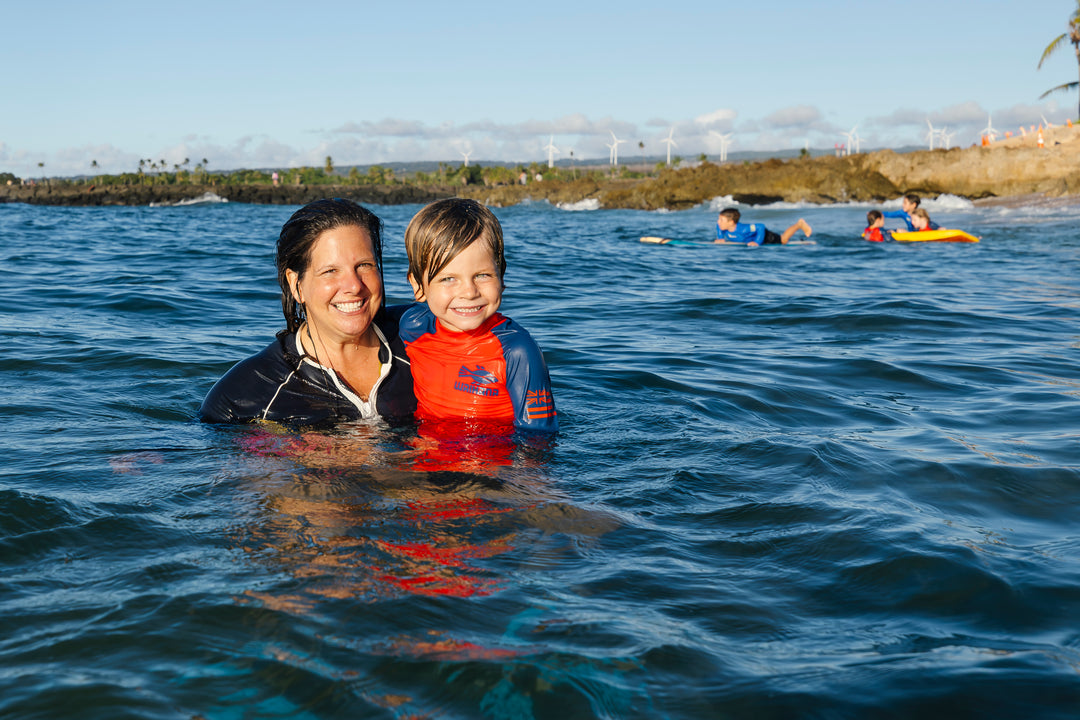 Children's Red Long Sleeve Rashguard