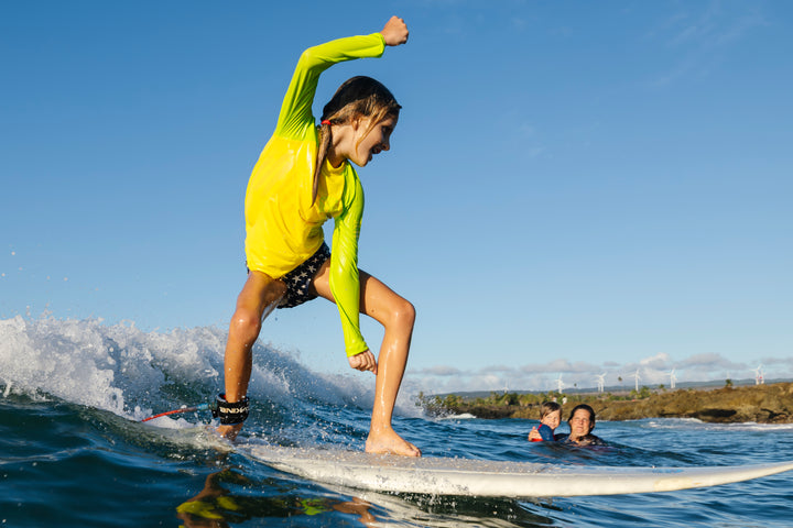 Children's Yellow Long Sleeve Rashguard